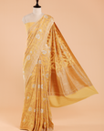Yellow Jaal Saree in Georgette