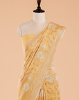 Yellow Jaal Saree in Georgette