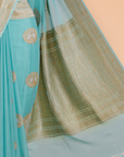 Firozi Butta Saree In Georgette