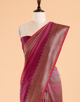 Wine Rangkat Saree in Silk