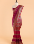 Wine Rangkat Saree in Silk