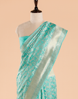 Firozi Jaal Saree in Silk