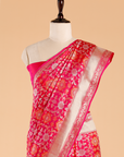Pink Jaal Saree in Silk