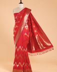 Red Tanchoi Saree in Silk