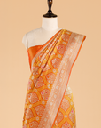Short Gold Jaal Saree in Silk