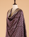 Wine Butti Dupatta in Silk