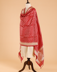 Maroon Butti Dupatta in Silk