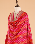 Rani Pink Rangkat Dupatta in Silk