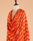 Orange Lehariya Dupatta in Georgette Tussar