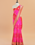 Orange Butta Saree in Silk