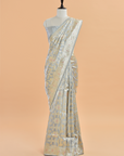 Grey Jaal Saree in Silk
