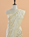 Off White Jaal Saree in Silk
