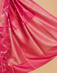 Pink Jaal Saree in Georgette Tussar