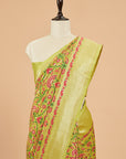 Lemon Jaal Saree in Georgette Tussar