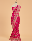 Rani Pink Jaal Saree in Georgette