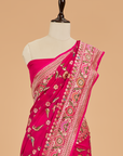 Rani Pink Jaal Saree in Georgette