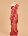 Red Patola Saree In Georgette