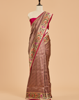 Majenta Brocade Saree in Silk