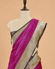 Magenta Patli Pallu Saree in Silk