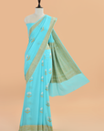 Firozi Butta Saree In Georgette
