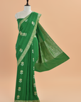 Green Butta Saree In Georgette