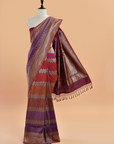 Maroon Rangkat Saree in Silk