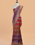 Maroon Rangkat Saree in Silk