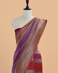 Maroon Rangkat Saree in Silk