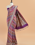 Purple Rangkat Saree in Silk