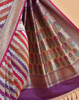 Purple Rangkat Saree in Silk