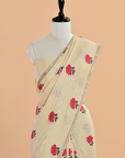 Off White Butta Saree In Georgette