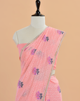 Peach Butta Saree In Georgette