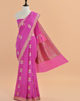 Pink Butta Saree In Georgette