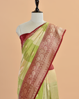 Pista Green Butta Saree in Silk