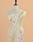 Off White Jaal Saree in Silk