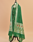 Green Butta Dress in Silk