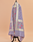 Mauve Jaal Dress in Silk