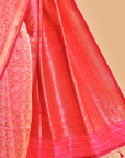 Rani Pink Brocade Silk Saree