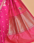 Rani Pink Butti Silk Sarees