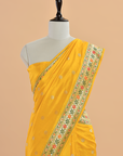 Yellow Butti Saree in Silk