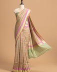 Pistachio Green Patola Silk Saree