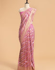 Pink Kadwa Georgette Tussar Saree