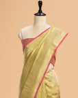 Light Green Brocade Silk Saree