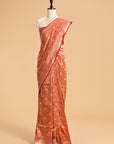 Red Brocade Silk Saree