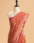 Red Brocade Silk Saree