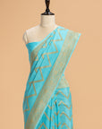 Firozi Kadwa Muslin Silk Saree