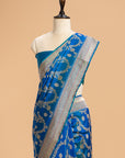 Royal Blue Kadwa Silk Saree
