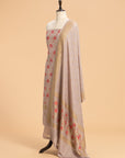 Lavender Jamdani Georgette Tussar Dress