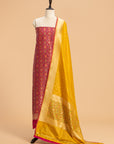 Mustard Pan Patola Silk Dress