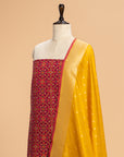 Mustard Pan Patola Silk Dress